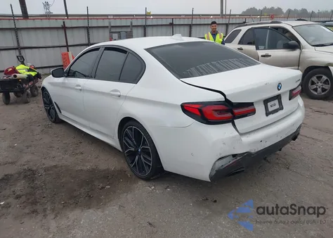 2022 BMW 530 I z USA, uszkodzony, nr VIN WBA53BH00NCJ42395